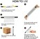 Modern Innovations 15 Inch Stretch Wrap With Handles - Industrial Clear Plastic Film for Pallet, Moving Supplies and Shrink Wrap - 1000 Feet, 60 Gauge (1 Pack