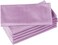 Puomue 6 Pack Microfiber Glass Cleaning Cloth, 16 Inch X 16 Inch, Lint Free Quickly Clean Window, Glasses, Windshields, Mirrors, and Stainless Steel, Pink