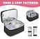 BAFASO Wearable Breast Pump Bag Compatible with Momcozy S12 Pro, Momcozy M5, Elvie Breast Pump, Carrying Case for Wearable Breast Pump and Extra Parts, Black