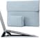 جراب حماية للكمبيوتر المحمول من HYZUO مقاس 15-16 بوصة مع حامل، متوافق مع MacBook Pro 16 M3/M2/M1 Pro/Max A2991 A2780 A2485 A2141 (2019-2024)، وMacBook Pro 15 (2015-2012)، وXPS 15، مع جراب، لون أزرق فا