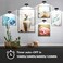 Arixinks 3PACK Picture Light Battery Operated with Remote, Painting Light for Art with 3 Lighting ColorsDimmable, LED Art Display Accent Light on Wall for Pictures Dartboard Photo Frame Portrait