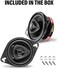 BOSS Audio Systems CH3220B Chaos Series 3.5 Inch Car Stereo Door Speakers - 140 Watts Max, 2 Way, Full Range Audio, Tweeters, Coaxial, Sold in Pairs