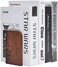 Pandapark Wood Bookends,Pack of 1 Pair,Non-Skid,Black Walnut,Office Book Stand (Black Walnut-A