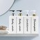 DIDROOM Shampoo and Conditioner Dispenser (Set of 3, 21ozModern Refillable Shampoo Pump Bottles for Shower Soap - Empty Body Wash Dispenser Set for Bathroom