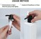 DIDROOM Shampoo and Conditioner Dispenser (Set of 3, 21ozModern Refillable Shampoo Pump Bottles for Shower Soap - Empty Body Wash Dispenser Set for Bathroom