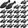 Honeydak 20 Pairs Plastic Shoe Tree Stretcher Shaper Practical Adjustable Length Shoes Boot Holder Shaper Support