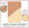 bioGo 12 Pack Biodegradable Kitchen Sponges - Eco-Friendly, Compostable, Natural Cellulose Dish Sponges
