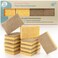 bioGo 12 Pack Biodegradable Kitchen Sponges - Eco-Friendly, Compostable, Natural Cellulose Dish Sponges