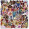 Huaiyuan 100PCS FNAF Stickers Pack, Terror Game Vinyl Waterproof Stickers for Water Bottles,Laptop,Skateboard,Phone,Computer,Car Decals ​Party Supply for Kids,Teens,Adults(Five Nights at Freddy's