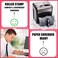 Nezyo 2 Pack Identity Protection Roller Stamps Identity Theft Stamp Confidential Roller Stamp Privacy Stamp Information Blocker Stamp and 4 Pack Refill Ink for ID Account Data Address Security (Peach