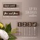 J&amp;A Homes JA Homes 365 Wedding Countdown Blocks - 2 Sided Calendar Bride to Be Engagement Gifts Anniversary Couples - Mr and Mrs Rustic Wedding Day Countdown Ideal Bridal Shower Gift (Natural Wood