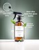 Vine Creations 2 Pack Amber Glass Spray Bottles, 16 Oz, Adjustable Nozzle, Waterproof Labels, Cleaning, Gardening