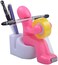 ONE250 Funny Office Gift - The Butt Station Desk Accessory Tape Dispenser, Paper Clip, Sticky NotesPen Holder, Gag Gift for Coworker (Pink