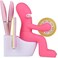 ONE250 Funny Office Gift - The Butt Station Desk Accessory Tape Dispenser, Paper Clip, Sticky NotesPen Holder, Gag Gift for Coworker (Pink