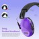 Dr.meter EM100 Kids Protective Earmuffs with Noise Blocking Children Ear muffs for Sleeping, Studying, Shooting, Babies 27NRR Adjustable Head Band, Purple