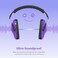 Dr.meter EM100 Kids Protective Earmuffs with Noise Blocking Children Ear muffs for Sleeping, Studying, Shooting, Babies 27NRR Adjustable Head Band, Purple