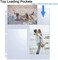 Zofly 30 Pack 4x6" Photo Album Refill Pages for 3 Ring Binder,Ultra-Clear Photo Sleeves Holding 180 Pictures, Double-Sided 3 Pockets Photo Pages with Memo Slot,Photo Sheet Protector for Photos and Pos