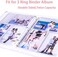 Zofly 30 Pack 4x6" Photo Album Refill Pages for 3 Ring Binder,Ultra-Clear Photo Sleeves Holding 180 Pictures, Double-Sided 3 Pockets Photo Pages with Memo Slot,Photo Sheet Protector for Photos and Pos