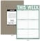 Knock Knock This Week Pad, To Do List NotepadWeekly Agenda Planning Pad (Sage Green, 6 X 22.8 cmes