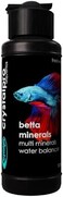 crystalpro Betta Minerals 4.22 Oz Concentrated Mineral Additive for Betta Fish Tank Care - Improves Beta Health, Reduces Stress and Replenishes Protective Coat - Freshwater Aquarium Salt Treats 500 Ga