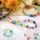 Sureio 1300 Pieces Crystal Beads for Jewelry Making le Lampwork Glass Beads Faceted Crystal Glass Beads Bicone Crystal Beads Loose Beads Sparkly Beads for Bracelets Necklace Pendants Making Supplies