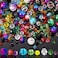 Sureio 1300 Pieces Crystal Beads for Jewelry Making le Lampwork Glass Beads Faceted Crystal Glass Beads Bicone Crystal Beads Loose Beads Sparkly Beads for Bracelets Necklace Pendants Making Supplies