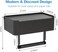 JUYSON Toilet Paper Holder with Shelf, Flushable Wipes Dispenser Fits for Bathroom Wipe Storage, Keep Your Wipes Hidden Out of Sight - SUS304 Stainless Steel Wall Mount Organizer (Matte Black