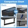 JUYSON Toilet Paper Holder with Shelf, Flushable Wipes Dispenser Fits for Bathroom Wipe Storage, Keep Your Wipes Hidden Out of Sight - SUS304 Stainless Steel Wall Mount Organizer (Matte Black