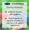 crystalpro Shrimp Minerals Essential Minerals for Invertebrates Aquarium Salt 4.22 Oz (125 ml