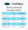 crystalpro Shrimp Minerals Essential Minerals for Invertebrates Aquarium Salt 4.22 Oz (125 ml