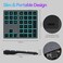Doohoeek Backlit Bluetooth Numeric Keypad for Laptops and Computers, Number Pads 34 Keys with 7-Color Backlight for Windows, Gray