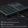 Doohoeek Backlit Bluetooth Numeric Keypad for Laptops and Computers, Number Pads 34 Keys with 7-Color Backlight for Windows, Gray