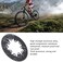 Dilwe Bicycle Oval Chainring, 110/130mm BCD Oval Chainring 54T Narrow Wide Chainring for 7 8 9 10 Speed Road Folding Bike