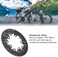 Dilwe Bicycle Oval Chainring, 110/130mm BCD Oval Chainring 54T Narrow Wide Chainring for 7 8 9 10 Speed Road Folding Bike