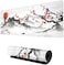 Sweetshow Cherry Blossom Mouse Pad Gaming Mouse Pad 31.5 X 11.8 Inch Japanese Sakura Mouse Pad Stitched edges Rubber Base Non-Slip WaterProof Large Mouse Pad suitable Desk/Office/Game