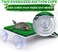 Keedolla Turtle Resting Basking Platform Simulation Grass Turtle Ramp, Lawn Tortoise Climbing Ladder Turtle Resting Terrace for Reptile Frog Terrapin - Middle