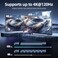 llano 8K HDMI Switch 4K@120Hz, HDMI Bidirectional 2.1 Switch Splitter Supports 8K@60Hz, Aluminum Switcher Selector for PS4/PS5 Xbox Roku Apple TV Fire Stick Sony TV