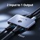 llano 8K HDMI Switch 4K@120Hz, HDMI Bidirectional 2.1 Switch Splitter Supports 8K@60Hz, Aluminum Switcher Selector for PS4/PS5 Xbox Roku Apple TV Fire Stick Sony TV
