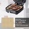 WMKGG Unbleached Air Fryer Parchment Paper, 100 PCS Perforated Disposable Air Fryer Liners for Ninja Foodi Grill 5-in-1 AG301 4qt Air Fryer