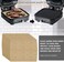 WMKGG Unbleached Air Fryer Parchment Paper, 100 PCS Perforated Disposable Air Fryer Liners for Ninja Foodi Grill 5-in-1 AG301 4qt Air Fryer