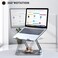 JOYEKY Laptop Stand for Desk, Adjustable Computer Stand with 360&deg; Rotating Base, Ergonomic Laptop Riser for Collaborative Work, FoldablePortable Laptop Stand, fits for All 10-16" Laptops