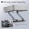 JOYEKY Laptop Stand for Desk, Adjustable Computer Stand with 360&deg; Rotating Base, Ergonomic Laptop Riser for Collaborative Work, FoldablePortable Laptop Stand, fits for All 10-16" Laptops