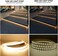 شريط إضاءة LED من باندري، لون أبيض دافئ 2700 كلفن، 24 فولت، مقاوم للماء، 480 مصباح LED/متر، طول 5 أمتار/16.4 قدم، مؤشر تجسيد اللون 90، مناسب للاستخدام الخارجي، مقاوم للماء والغبار بمعيار IP67، مثالي ل