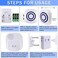 Shaogax Motion Sensor Alarm,Wireless Driveway Alarm Indoor Home Security Business Detector Alert System -MonitorProtect Property - 2 Receiver and 3 PIR Sensor-38 Chime Tunes
