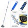 SLIIMU Wall Cleaner, Max 66'' Wall Mop with Long Handle, Ceiling Dust Mop with 15&deg; Labor-Saving Elbow Extension Pole, Baseboard Duster Washer Scrubber, High Reach Window Cleaning Brush, Roof Cleaning