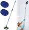 SLIIMU Wall Cleaner, Max 66'' Wall Mop with Long Handle, Ceiling Dust Mop with 15&deg; Labor-Saving Elbow Extension Pole, Baseboard Duster Washer Scrubber, High Reach Window Cleaning Brush, Roof Cleaning