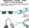 COASION Polarized Kids Sunglasses UV 400 Protection for Girls Boys Classic Retro Style Toddler Shades Age 3-12, A2 Matte Blue / Blue Mirrored Lens, Medium