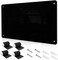 XYK 17.1" x 11.8" Black Metal Magnetic Board - Magnet Bulletin Board to Display Magnetic Letters Numbers Animal, Poetry, Spice Jars, Notes, Photos, Suitable for Wall, Refrigerator, Cubicle, Cabinet