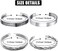 RIOSO 4Pcs Men's Cuff Bracelets Silver Cuff Bracelet Leaves Pattern Twisted Open Cuff Bracelet