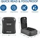 GIVERARE Key Lock Box, Wall Mount 4 Digits Combination Lockbox Outside, Waterproof Outdoor Key Hider for House Key, Resettable Safe Security Password Box with Mounting Kit-Black